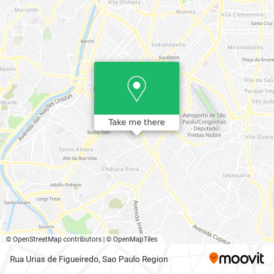 Mapa Rua Urias de Figueiredo