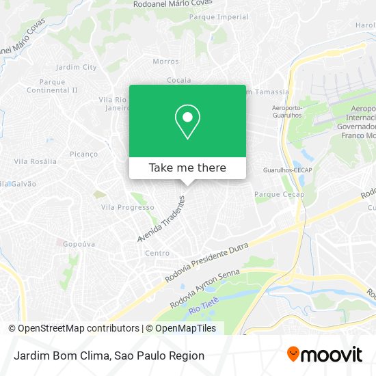 Mapa Jardim Bom Clima