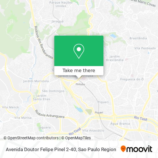 Mapa Avenida Doutor Felipe Pinel 2-40