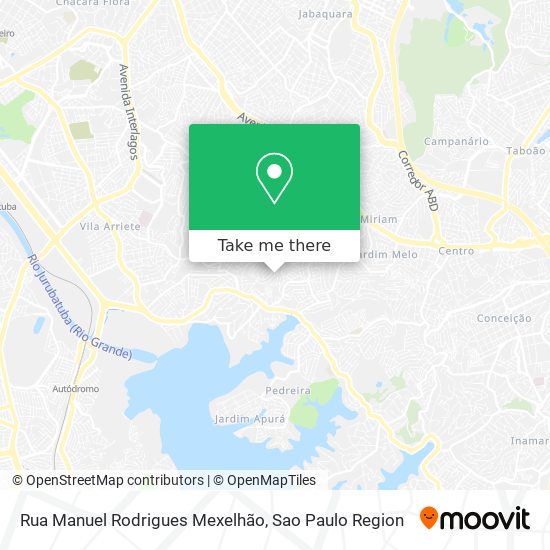Mapa Rua Manuel Rodrigues Mexelhão