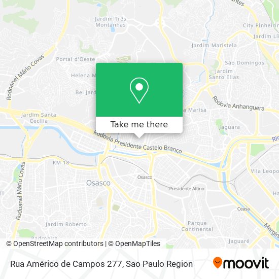 Rua Américo de Campos 277 map