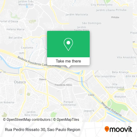 Rua Pedro Rissato 30 map