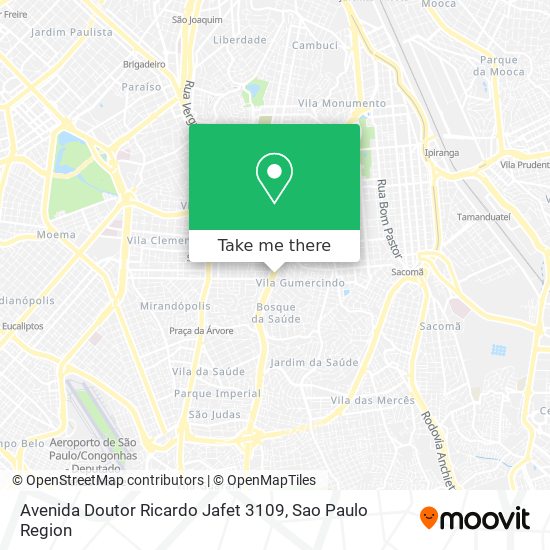 Avenida Doutor Ricardo Jafet 3109 map