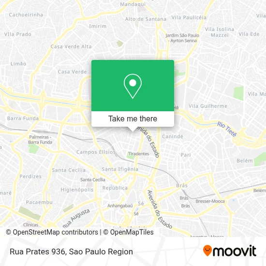 Rua Prates 936 map