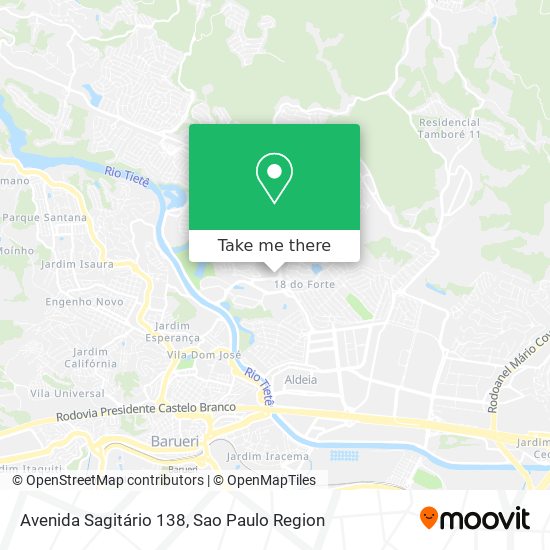 Avenida Sagitário 138 map
