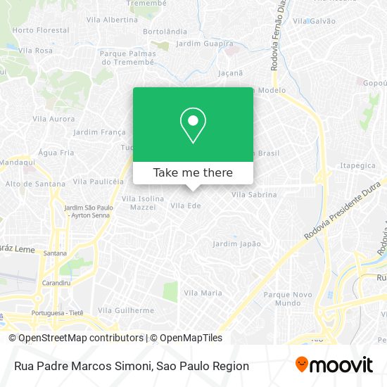 Rua Padre Marcos Simoni map