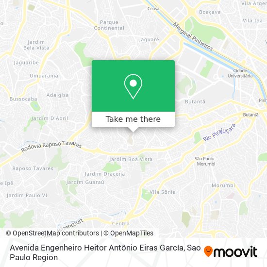 Avenida Engenheiro Heitor Antônio Eiras García map