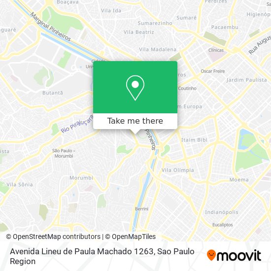 Avenida Lineu de Paula Machado 1263 map
