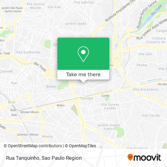 Rua Tanquinho map