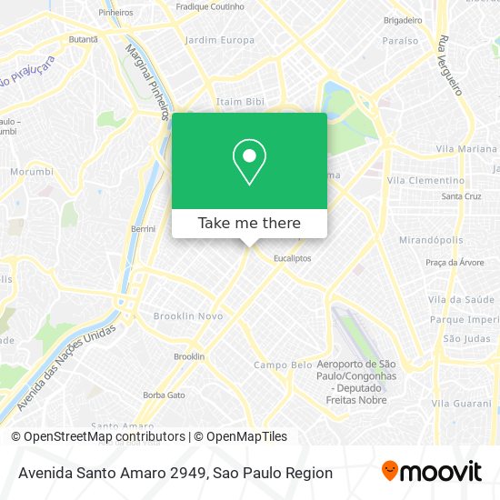Avenida Santo Amaro 2949 map