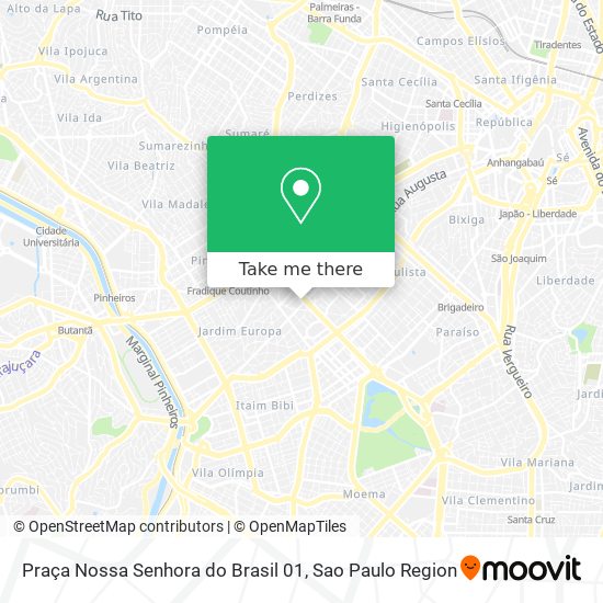 Praça Nossa Senhora do Brasil 01 map