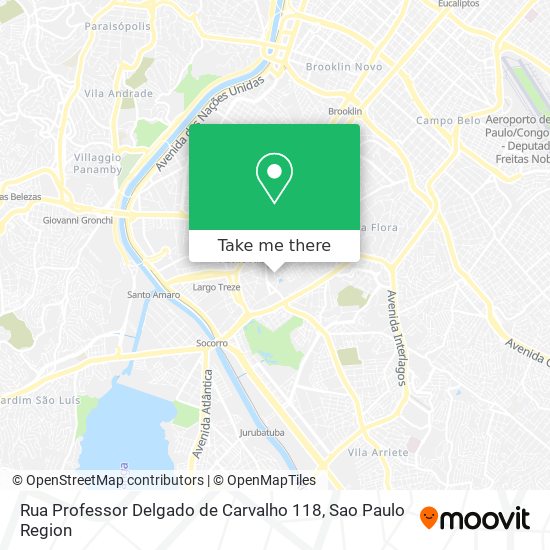 Mapa Rua Professor Delgado de Carvalho 118