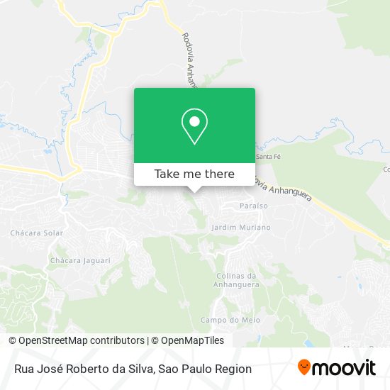 Rua José Roberto da Silva map