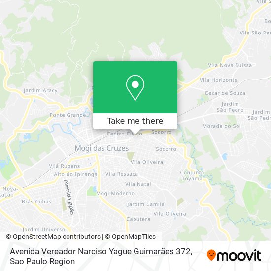 Mapa Avenida Vereador Narciso Yague Guimarães 372