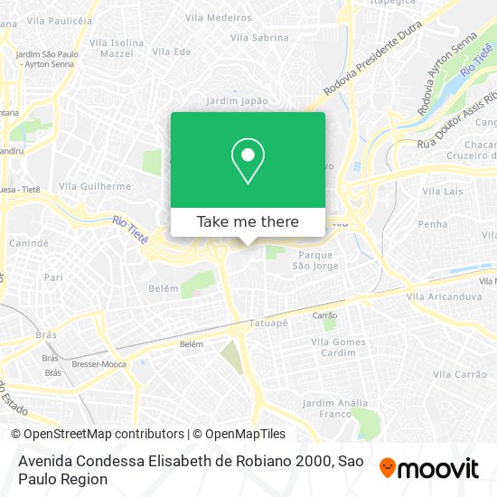 Avenida Condessa Elisabeth de Robiano 2000 map