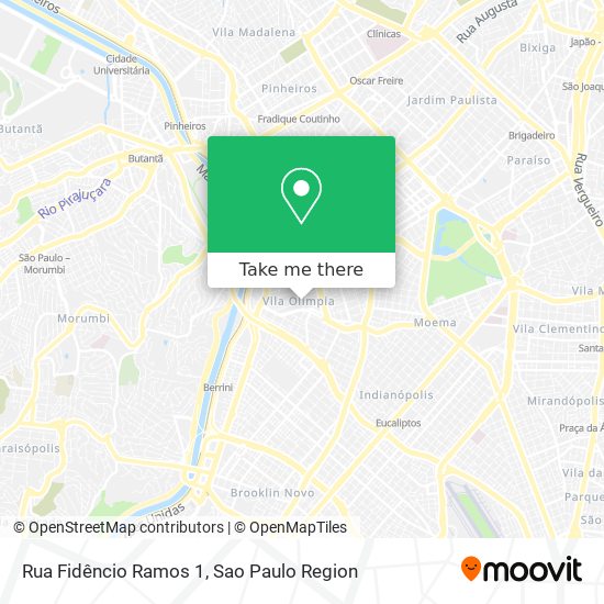 Mapa Rua Fidêncio Ramos 1