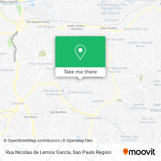 Rua Nicolau de Lemos García map