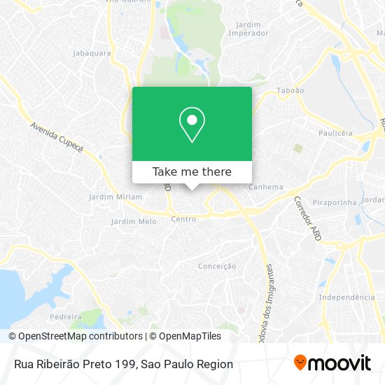 Mapa Rua Ribeirão Preto 199