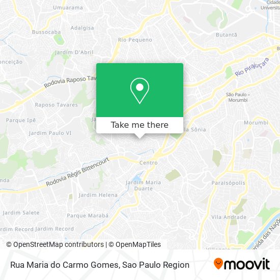 Rua Maria do Carmo Gomes map