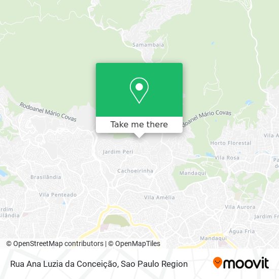 Mapa Rua Ana Luzia da Conceição