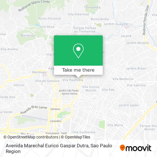 Avenida Marechal Eurico Gaspar Dutra map