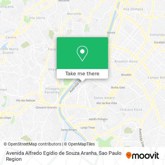 Avenida Alfredo Egídio de Souza Aranha map