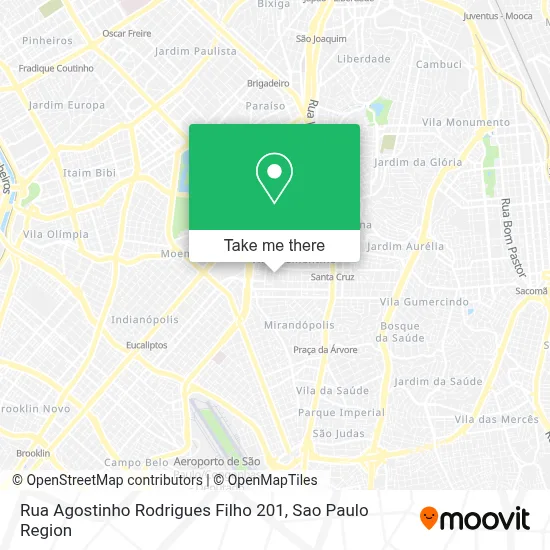 Rua Agostinho Rodrigues Filho 201 map