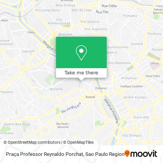Praça Professor Reynaldo Porchat map