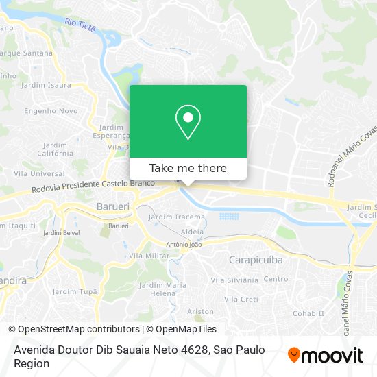 Avenida Doutor Dib Sauaia Neto 4628 map