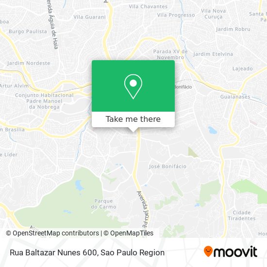 Rua Baltazar Nunes 600 map