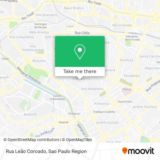 Rua Leão Coroado map