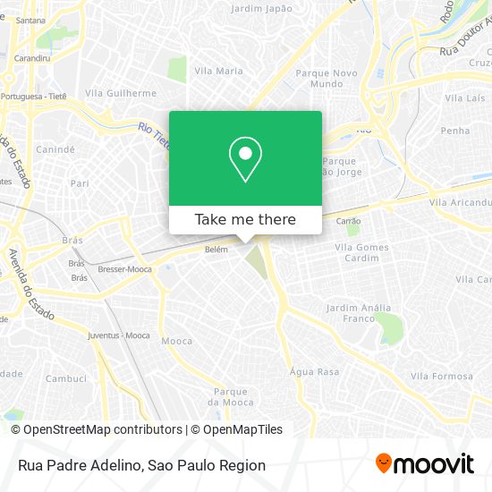 Rua Padre Adelino map