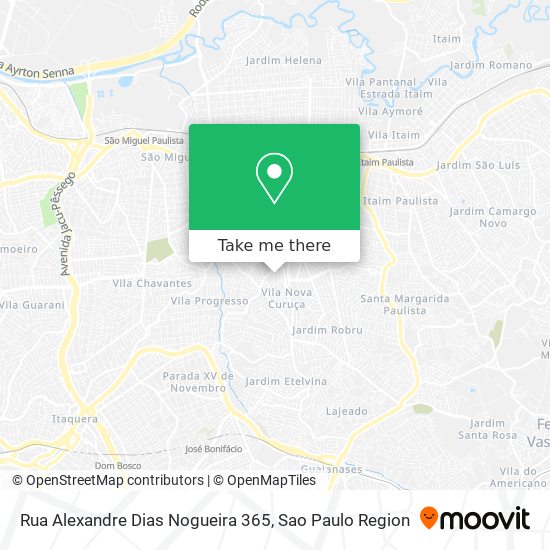 Mapa Rua Alexandre Dias Nogueira 365