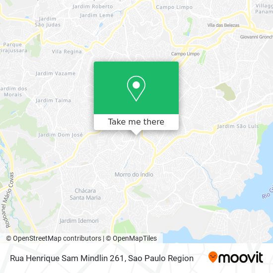 Rua Henrique Sam Mindlin 261 map