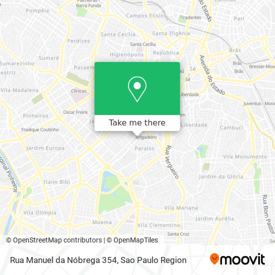 Rua Manuel da Nóbrega 354 map