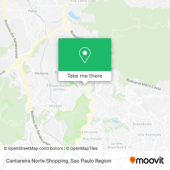 Cantareira Norte Shopping map