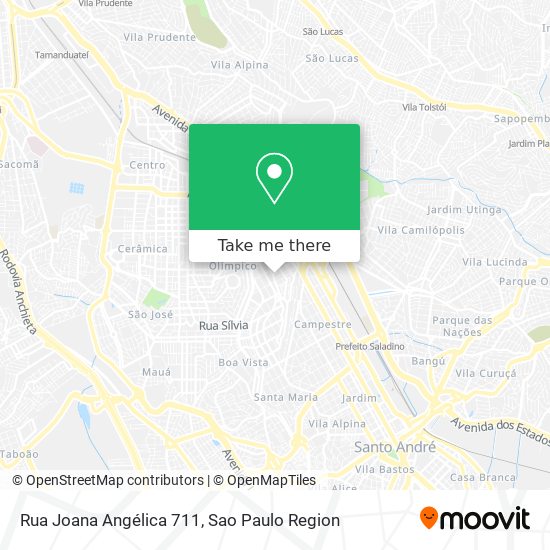 Mapa Rua Joana Angélica 711
