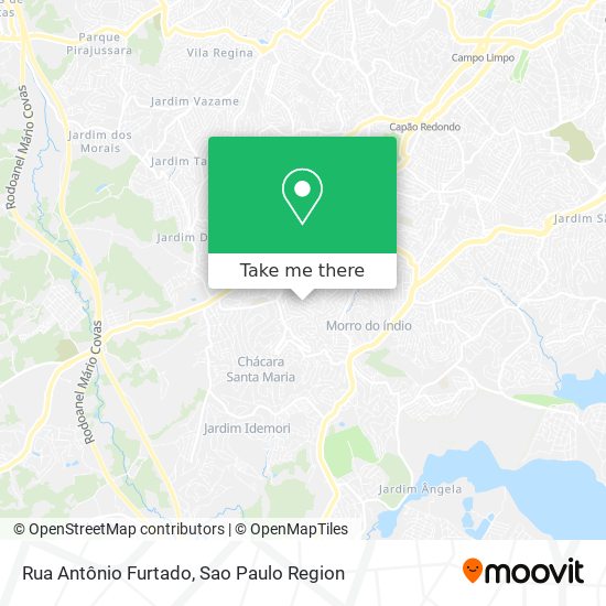 Rua Antônio Furtado map