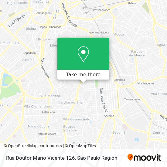 Mapa Rua Doutor Mario Vicente 126