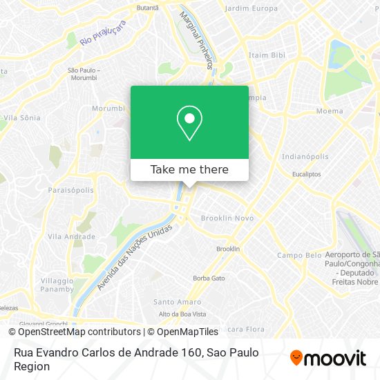 Mapa Rua Evandro Carlos de Andrade 160