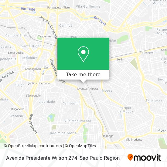 Avenida Presidente Wilson 274 map