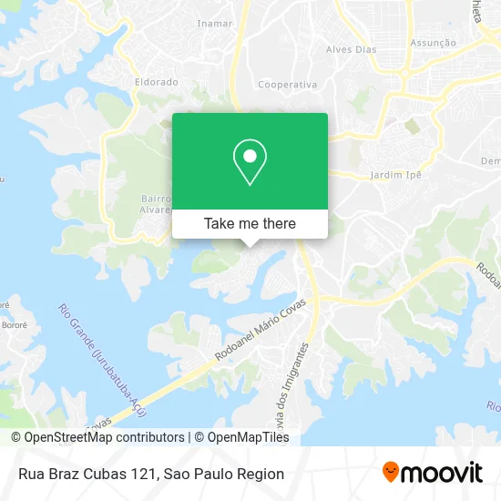 Rua Braz Cubas 121 map