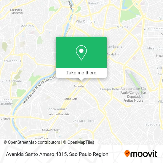 Avenida Santo Amaro 4815 map