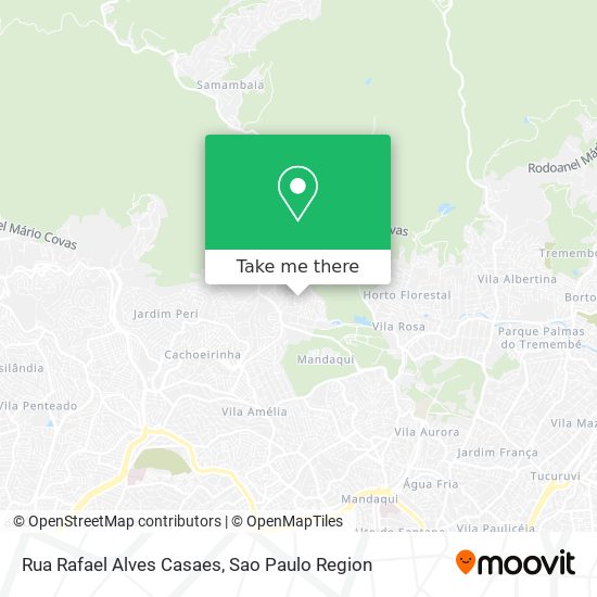 Mapa Rua Rafael Alves Casaes