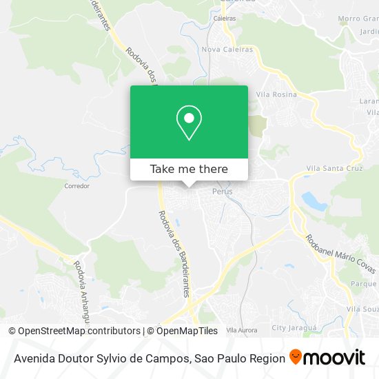 Avenida Doutor Sylvio de Campos map