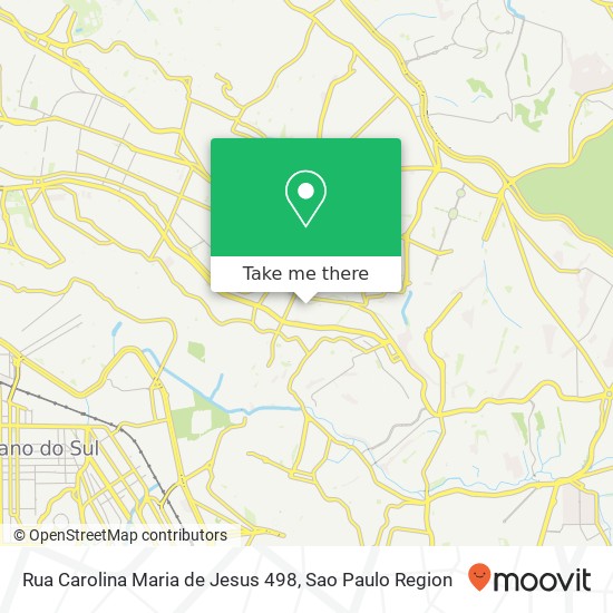 Rua Carolina Maria de Jesus 498 map