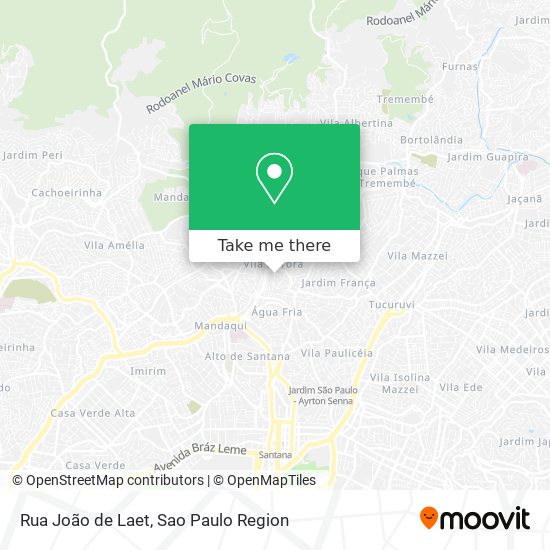 Mapa Rua João de Laet