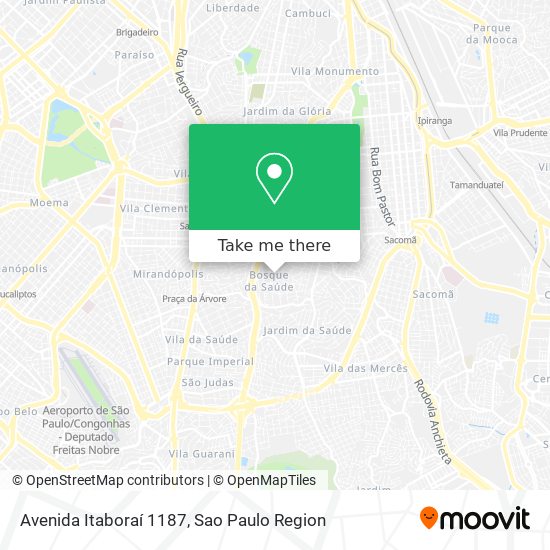 Mapa Avenida Itaboraí 1187