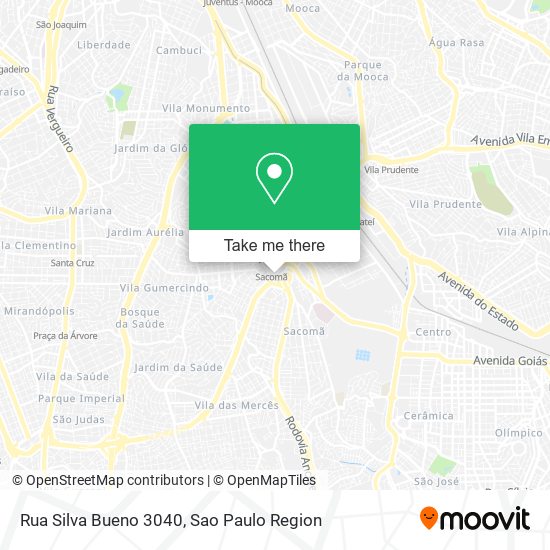 Mapa Rua Silva Bueno 3040