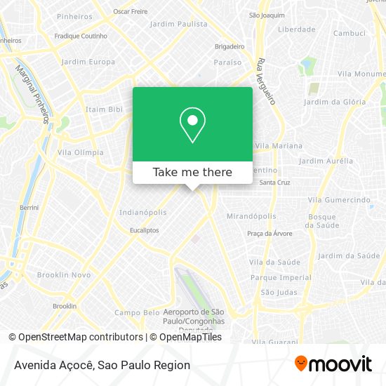 Avenida Açocê map